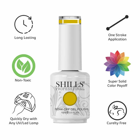 Shills Professional UV/LED Cool Gel Polish(SPG166-SPG206)