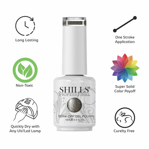 Shills Professional Glitter Gel Polish
