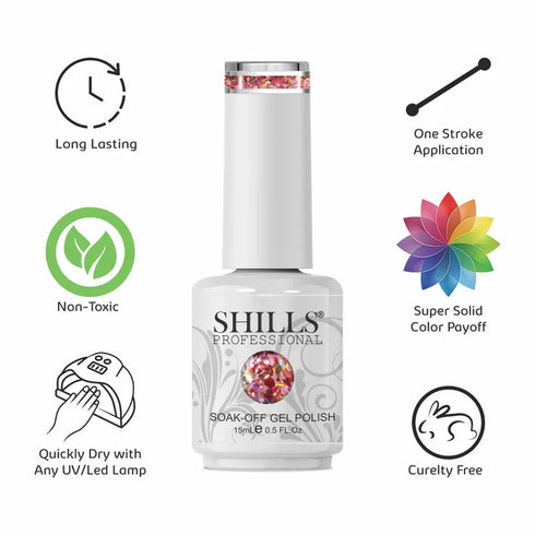 Shills Professional Shiny Diamond Gel Polish