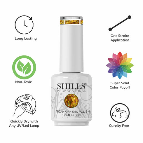 Shills Professional Laser Glitter Gel Polish
