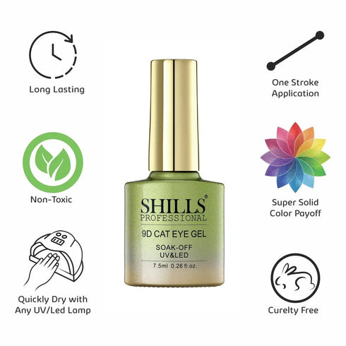 Shills Professional 9D Cat Eye Gel Polish