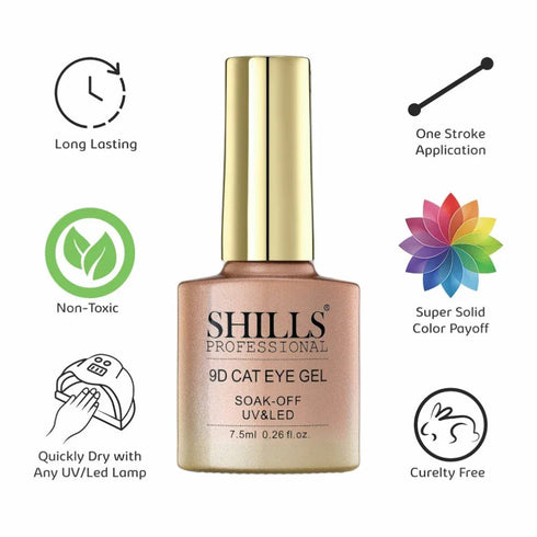 Shills Professional 9D Cat Eye Gel Polish