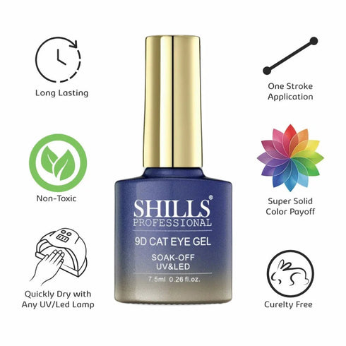 Shills Professional 9D Cat Eye Gel Polish