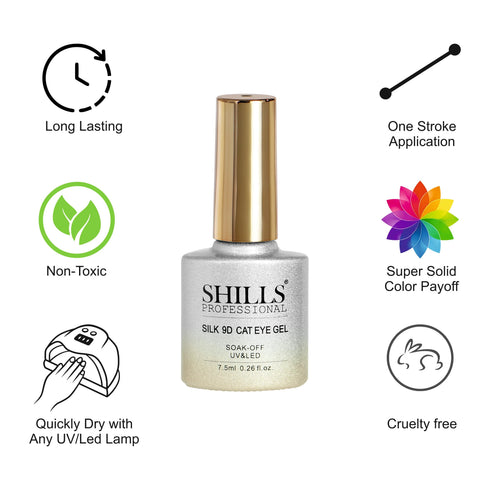Shills Professional Silk 9D Cat Eye Gel polish