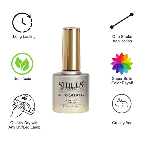 Shills Professional Silk 9D Cat Eye Gel polish