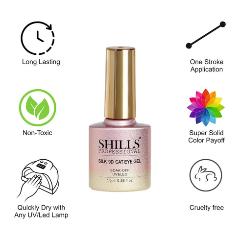 Shills Professional Silk 9D Cat Eye Gel polish