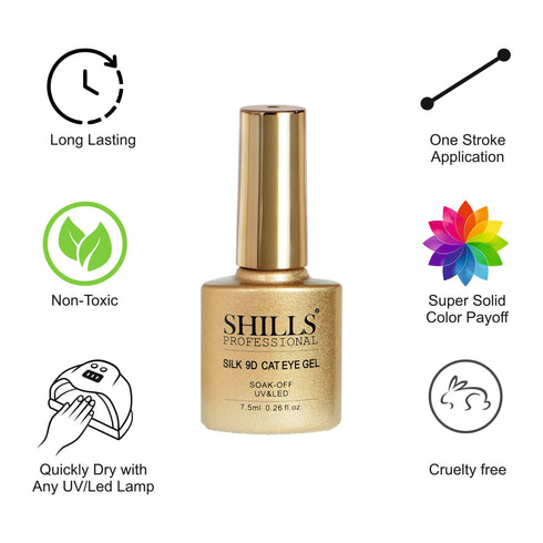 Shills Professional Silk 9D Cat Eye Gel polish