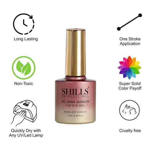 Shills Professional 5D Spar Mirror CAT EYE GEL POLISH