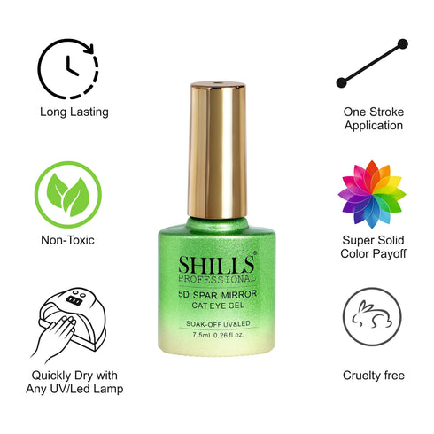 Shills Professional 5D Spar Mirror CAT EYE GEL POLISH
