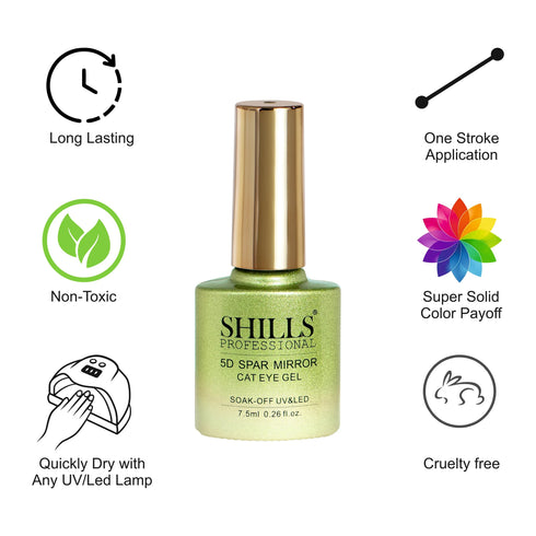 Shills Professional 5D Spar Mirror CAT EYE GEL POLISH