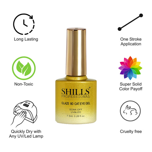 Shills Professional Glaze 9D CAT EYE GEL POLISH
