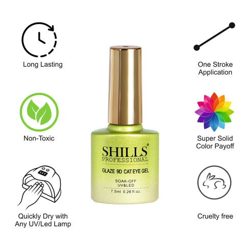 Shills Professional Glaze 9D CAT EYE GEL POLISH