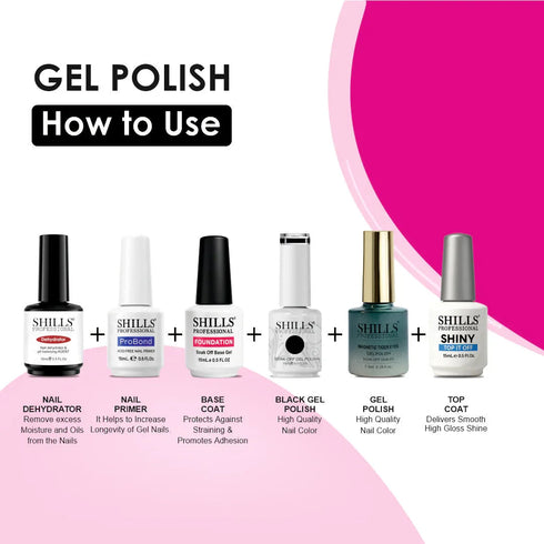 Shills Professional Magnetic Tiger Eye Gel Polish