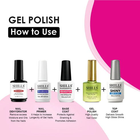 Shills Professional Peacock Cat Eye Gel Polish