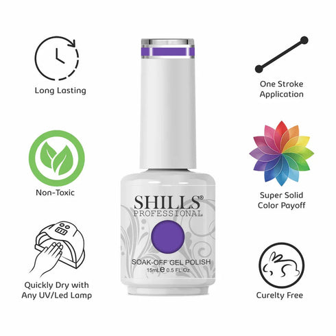 Shills Professional UV/LED Cool Gel Polish(SPG43-SPG83)