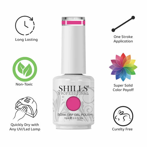 Shills Professional UV/LED Cool Gel Polish(SPG43-SPG83)