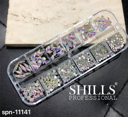 Shills Professional Nail Mix Diamond Rhinestones
