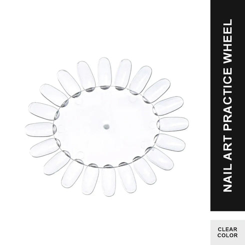 Shills Professional Nail Art Practice Wheel Clear