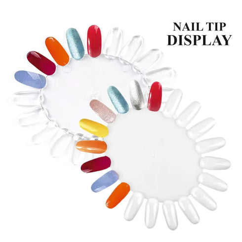Shills Professional Nail Art Practice Wheel Clear