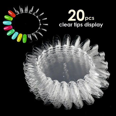 Shills Professional Nail Art Practice Wheel Clear