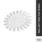 Shills Professional Nail Art Practice Wheel Natural 10PCS