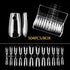 Shills Professional Box Heart Shape Tips 504PCS-Clear-SPN-1167-B