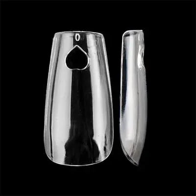 Shills Professional Box Heart Shape Tips 504PCS-Clear-SPN-1167-B