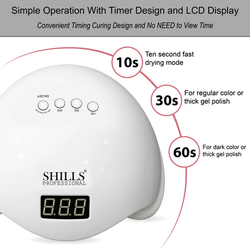 Shills Professional SHILLS 5 48W UV/LED Nail Lamp