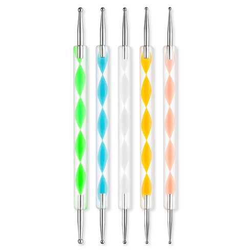 Shills Professional Rainbow Nail Dotting Tool Set 5Pc