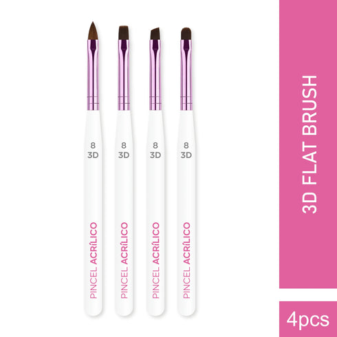 Shills Professional White Gel Brush Set 4Pcs