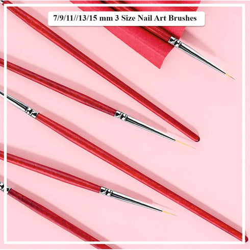 Shills Professional Nail Wooden Liner Brush