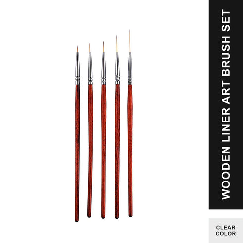 Shills Professional Nail Wooden Liner Brush