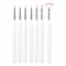Shills Professional White Nail Art Brush Set 7 Pcs