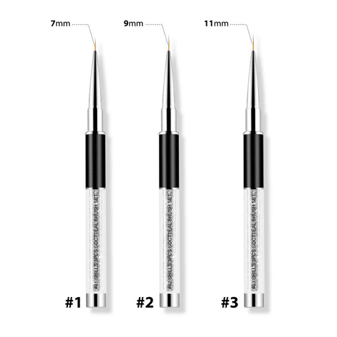 Shills Professional Soctteal Beauty Black Art Brush Set