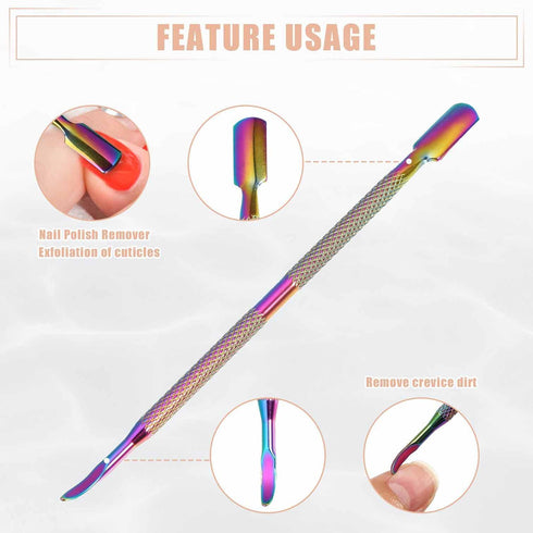 Shills Professional Rainbow Cuticle Pusher