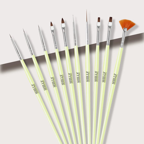 Shills Professional Green Nail Art Brush