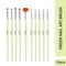 Shills Professional Green Nail Art Brush