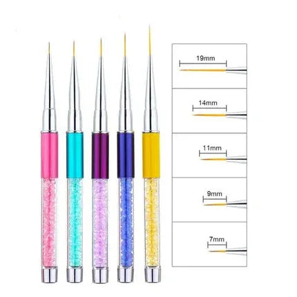 Shills Professional Rhinestone Nail Striping Brush SPN-21082
