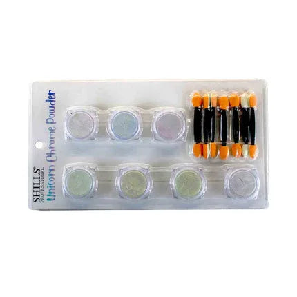Shills Professional 7 Pcs Unicorn Chrome Powder Set-SPN-21097