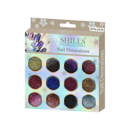 Shills Professional Nail Decorations Glitter Mermid