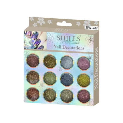 Shills Professional Nail Decorations Glitter Mermid