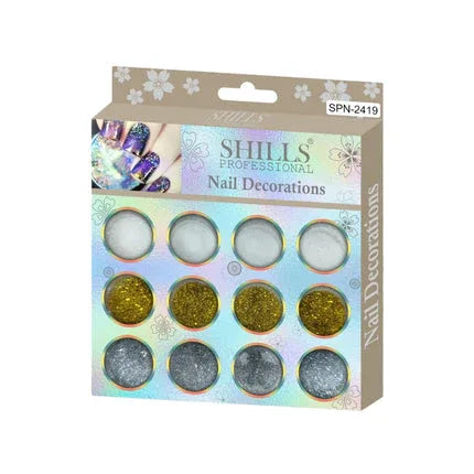 Shills Professional Nail Decorations Glitter Mermid