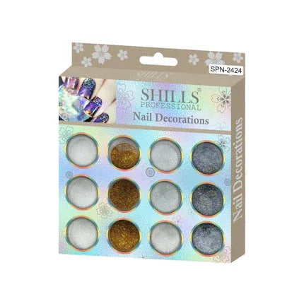 Shills Professional Nail Decorations Glitter Mermid