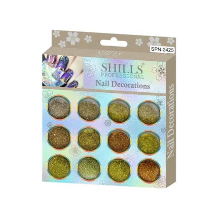 Shills Professional Nail Decorations Glitter Mermid