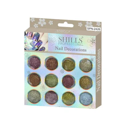 Shills Professional Nail Decorations Glitter Mermid