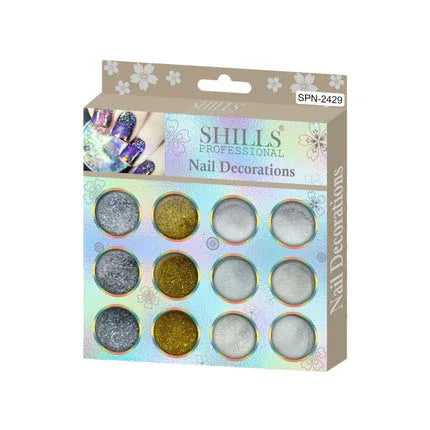 Shills Professional Nail Decorations Glitter Mermid
