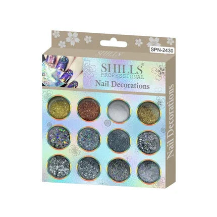 Shills Professional Nail Decorations Glitter Mermid