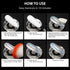 Shills Professional Rainbow Shine Chrome Powder Holographic Silver-SPN-3121