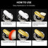 Shills Professional Rainbow Shine Chrome Powder Holographic Red-SPN-3123