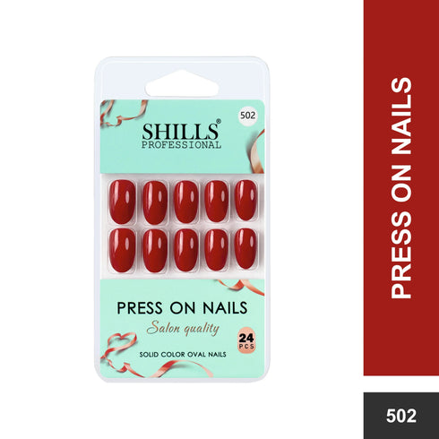Shills Professional Glossy Solid Color Nails Oval(SPN501-SPN526)